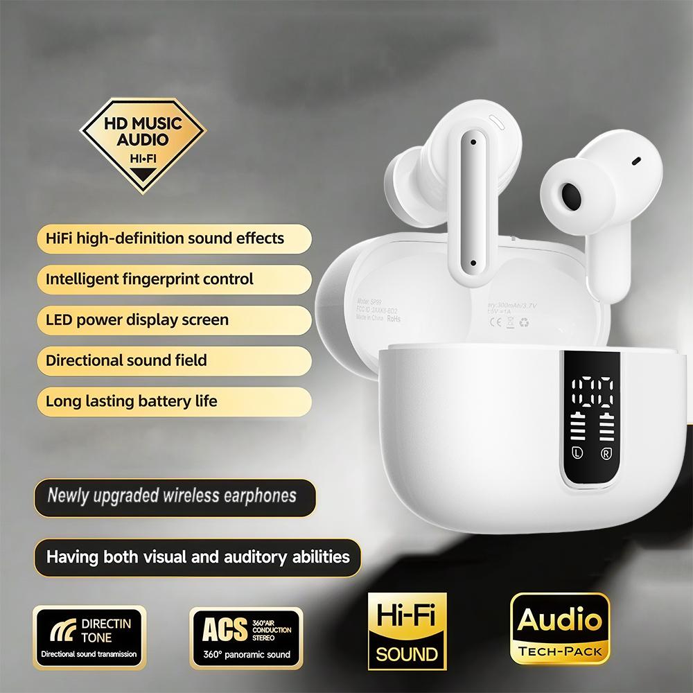 Xiaomi Wireless Earphones with Bluetooth 5.4, Call Noise Reduction ENC, 36H Playtimes Game Wireless Earbuds Bluetooth Headphones