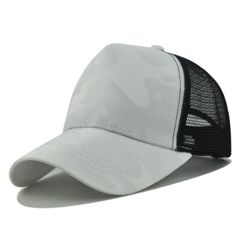 Custom Logo Basic Color Matching 5 Panel Mesh Hat For Women Summer Sunshade Breathable Baseball Caps Outdoor Sport Truck Dad Cap