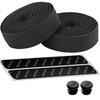 Shockproof Bike Bar Tape with End Plugs Bicycle Handlebar Tape Road Bike Handlebar Tape  Fixie