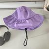 Breathable Bucket Hat Female Beach Sun Hat Outdoor Hiking Fishing Sunproof Hat