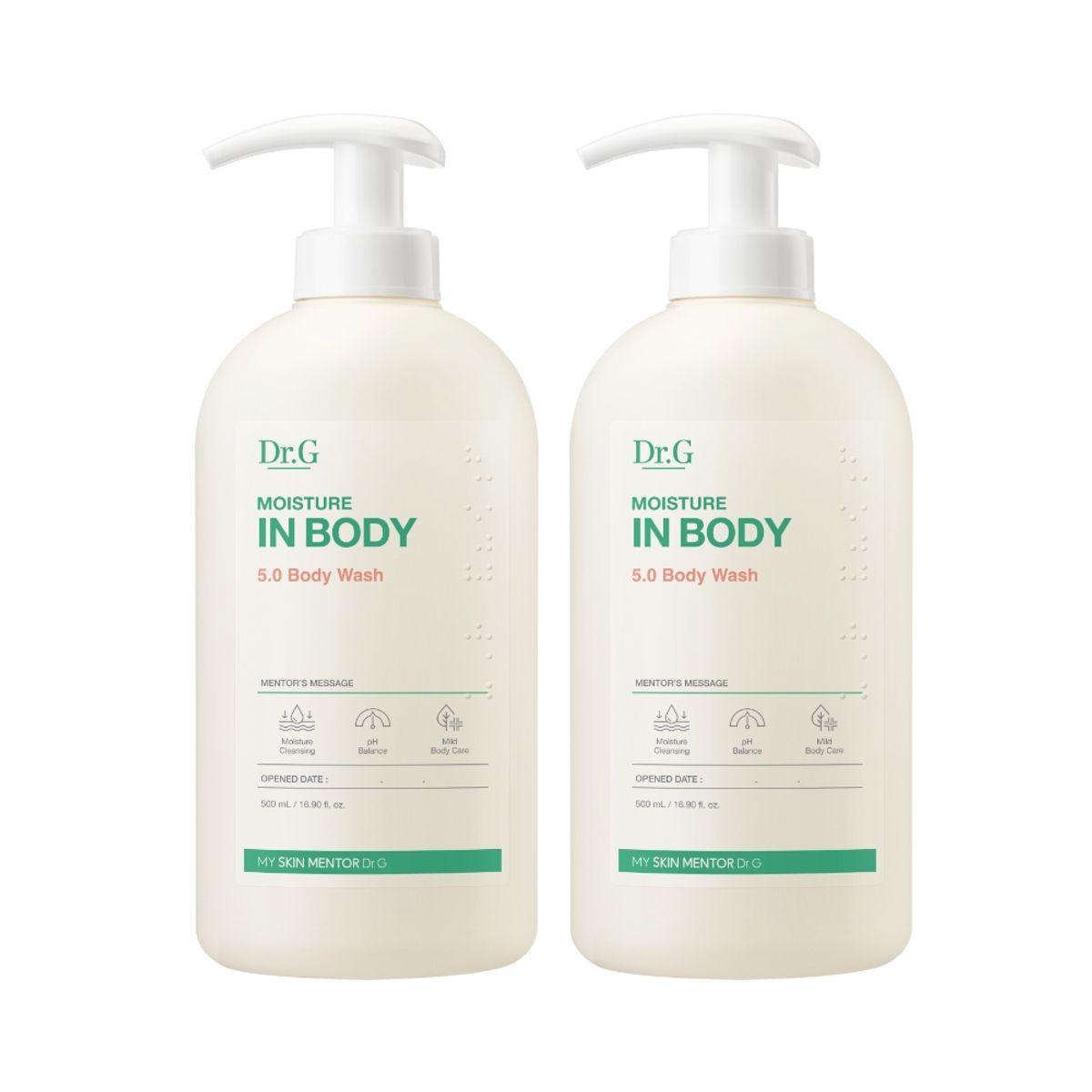 [Mildly Acidic Body Wash] Moisture in Body 5.0 Body Wash 500mL Duo