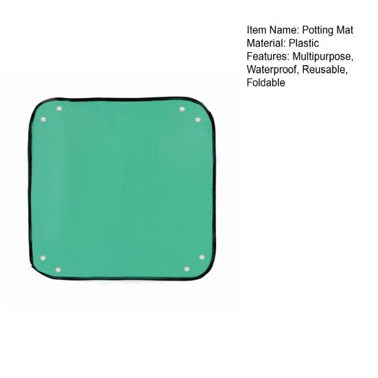 Planting Mat Reusable Potting Pad Prevents Soil Overflow Foldable Waterproof Garden Transplanting