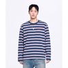 MLB Boston Red Sox Color Block Striped Long Sleeve Cotton Casual T-Shirt Unisex Tops 3ATSV0664-43NYM