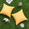 Solid Color Pillow Cover Durable Pillow Case Colorful Outdoor Cushion Cover  Sofa