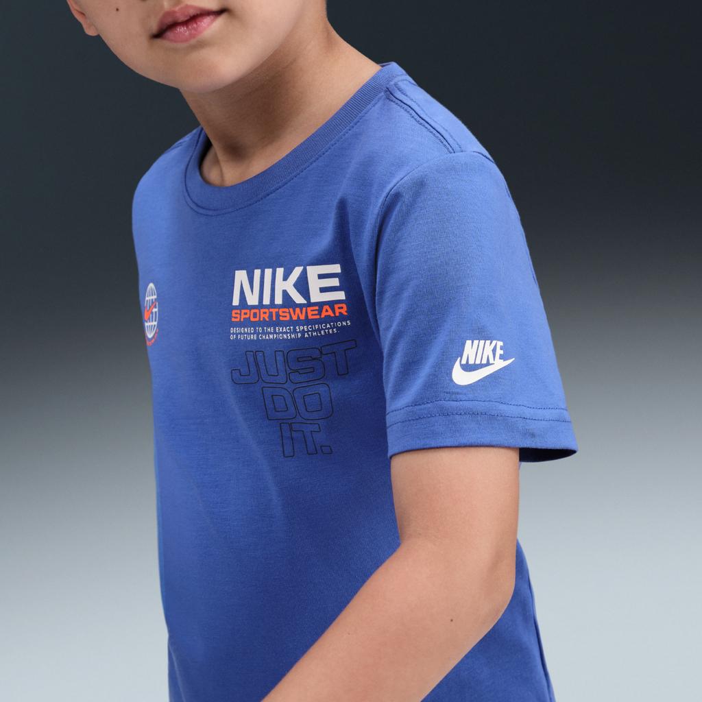 Nike Kids T Shirts Crew Neck Moderate IO5964-494