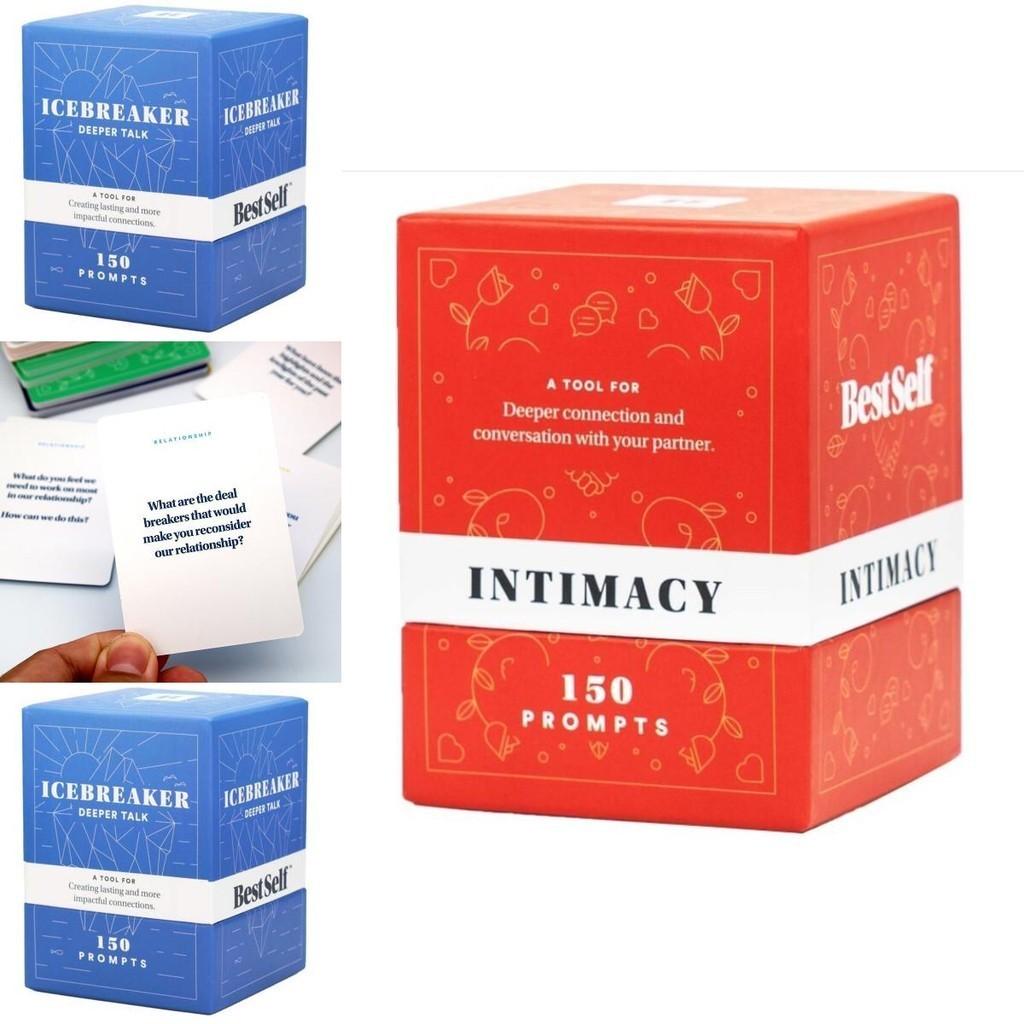 Bestself Intimacy Deck 150 Cards For Couples Board Game English Strategy