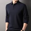 Hengyuanxiang Men's 2024 Antibacterial Long-Staple Cotton Polo T-Shirt