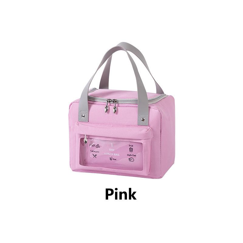 Cartoon Thermische Lunchbox-Tasche für Lebensmittel für Kinder Studenten Tragbare Picknick-Bento-Isolierungs-Lunchpakete für Frauen im Freien Eiskühltasche