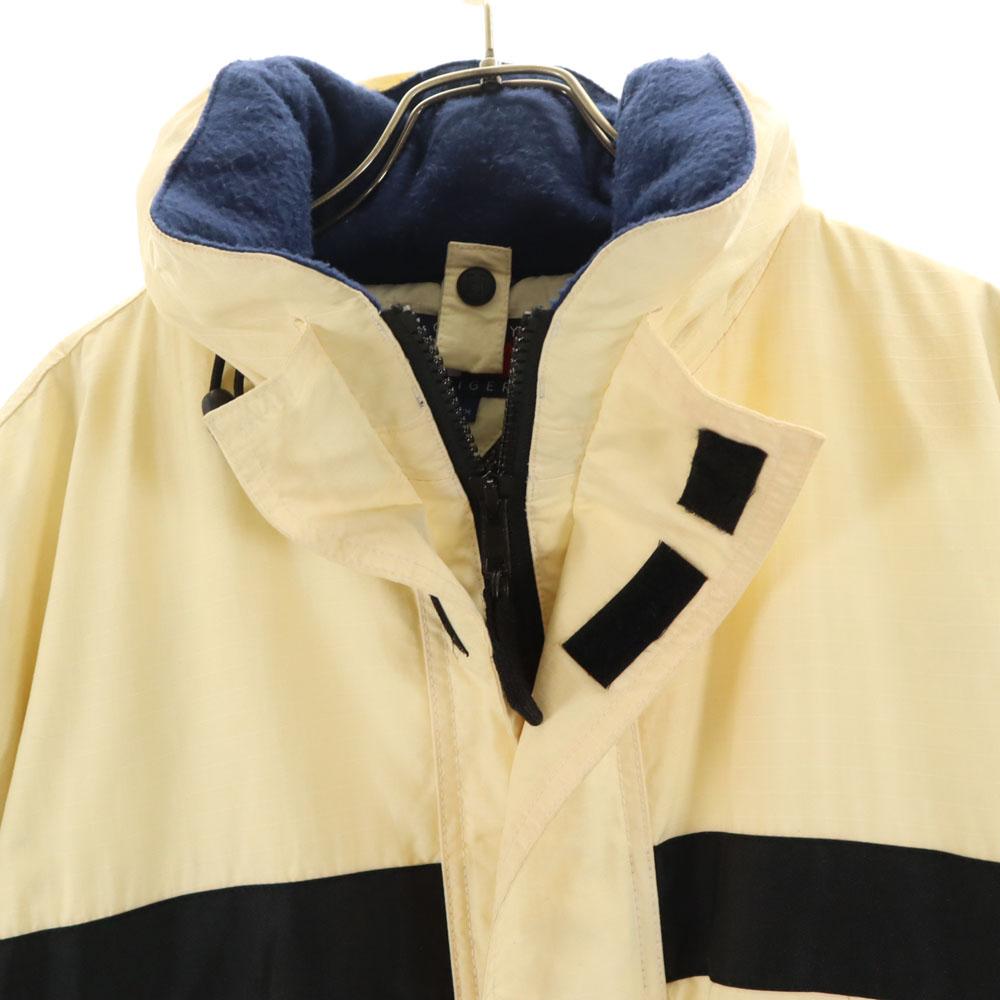 TOMMY HILFIGER 90s Old Nylon jacket M Ivory system Men's Used