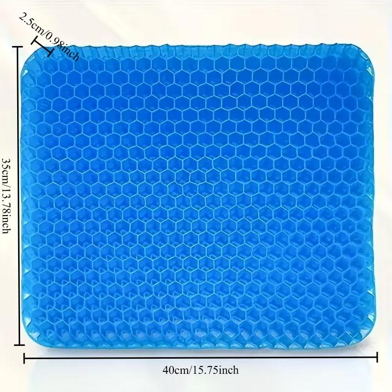 Extra Large Gel Honeycomb Seat Cushion - Thickened, Soft, Breathable, Non-Slip, Cooling Pad, Suitable for Wheelchairs, Office