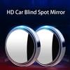 Round Car Auxiliary Mirror, Safety Driving Mirror, Wide-Angle Mirror with 360 Degree Rotation