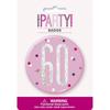 Unique Party Number 60th Birthday Badge
