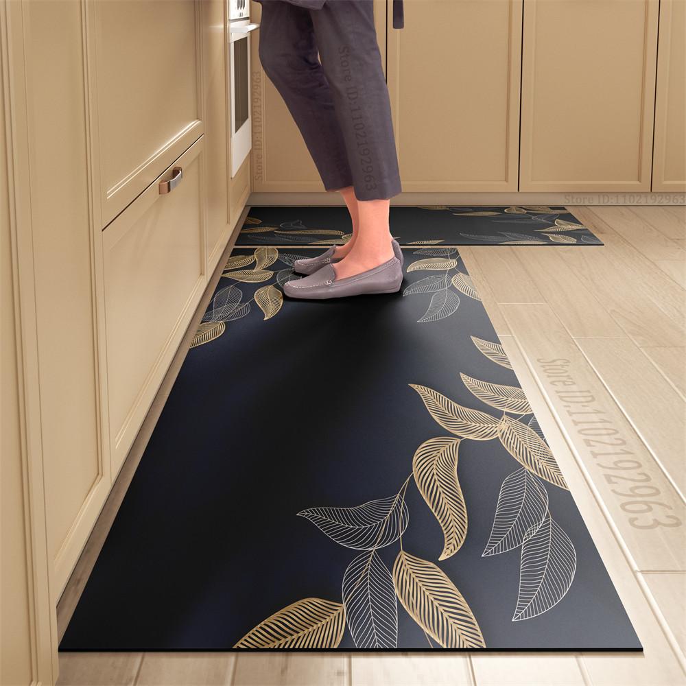 Rutschfeste Küchenmatte Lange Teppiche Kristall-Samt-Teppich für Wohnzimmer Absorbierende Fußmatten Schlafzimmer-Fußmatte Alfombra Kleine Teppiche