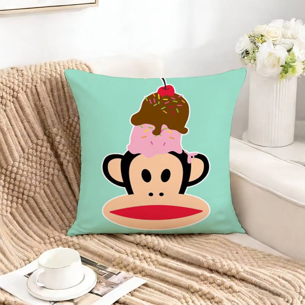 Bigmouth P-Paul  F-Frank-PF Pillow Case Square Double-Sided Sofa Cushion Cover Bedroom Bedside Pillow