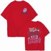 Be Happy Lift Heavy Tee Shirt for Women Funny Workout Weightlifting Graphic Tops Gym Mommy Short Sleeve T-shirts Female Clothing