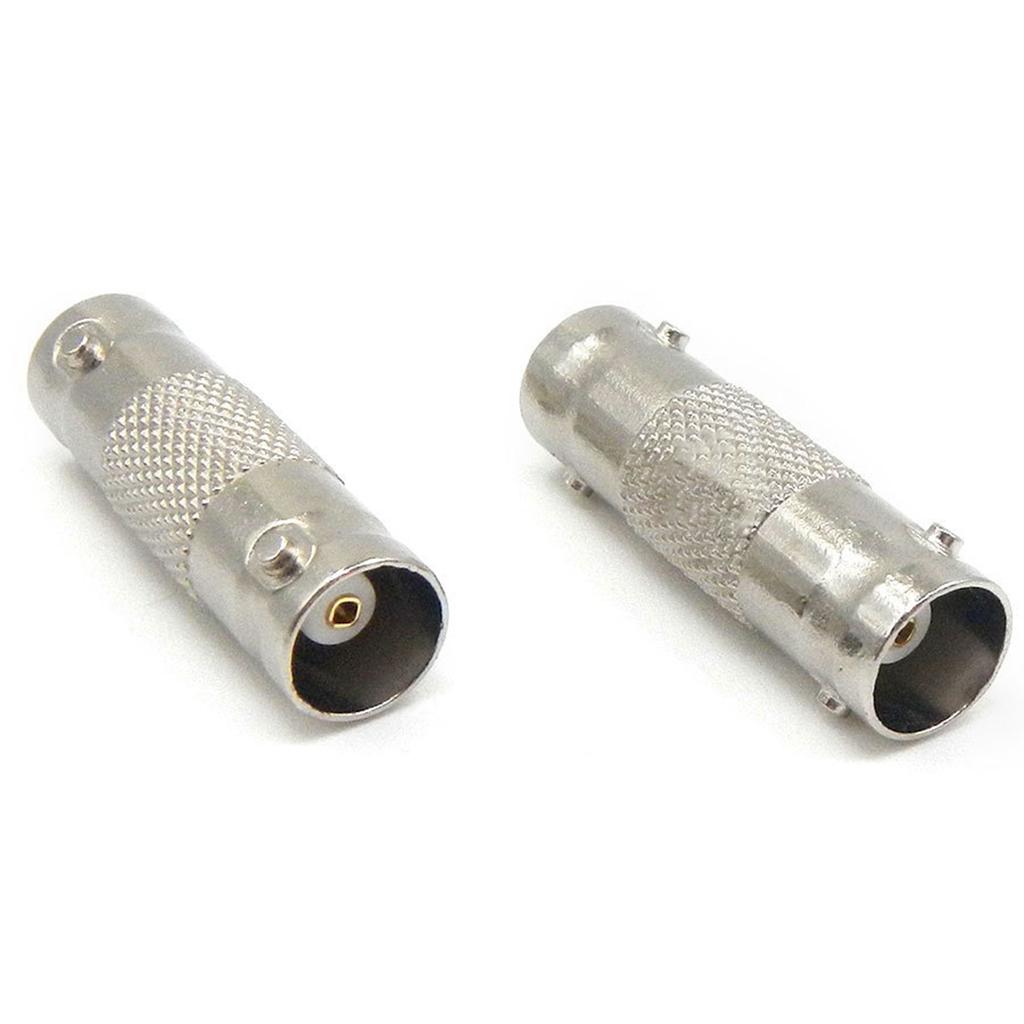 BNC Adapter BNC Female to BNC Female Straight RF Coaxial Connector for CCTV Surveillance System Video Camera Broadcast