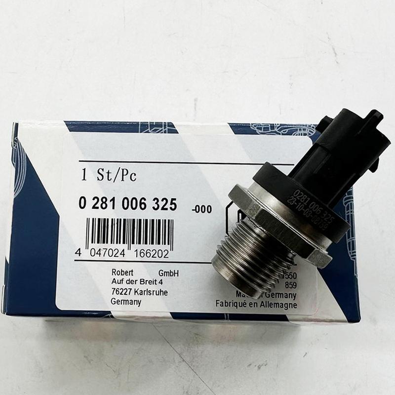 1-4pcs 0281006325 Fuel Rail High Pressure Sensor Common Injection 281006325 0281006112 0281002846 For C ummins I VECO DAF MAN
