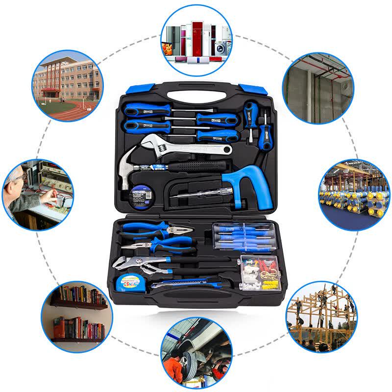 Paola 82-Piece Household & Electrician Tool Kit