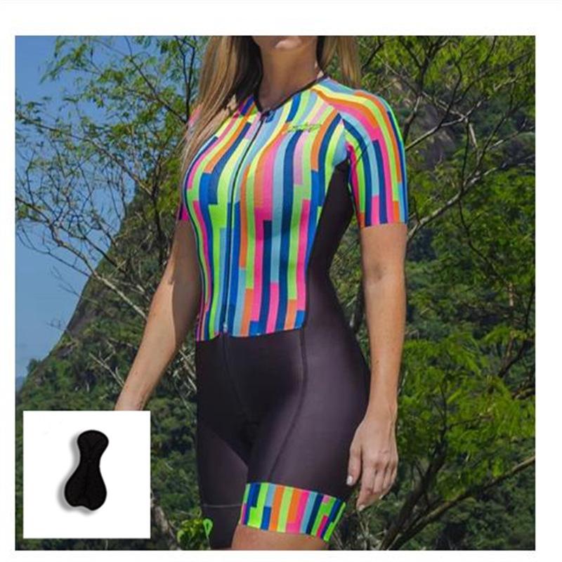 Spring and Summer Short-sleeved Onesie Cycling Suit Women's Road Cycling Suit Competition