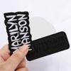 Black Self-Adhesive Embroidery Patch for DIY Clothes Repair and Decoration