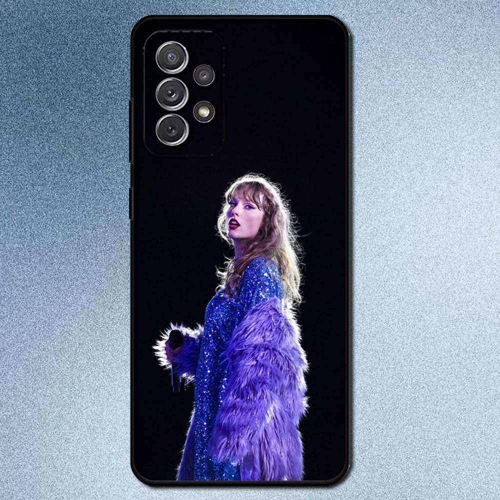 T-TaylorS S-SwiftSS Phone Case For Samsung S25,S24,S21,S22,S23,S30,Ultra,S20,Plus,Fe,Lite,Note,10,9,5G Black Cover