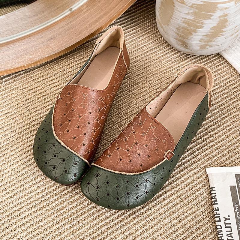 

2025 лето универсальные супермягкие туфли-сандалии для мам с полой подошвой, нескользящие, удобные, одинарные туфли для женщин среднего и пожилого возраста, мягкая подошва, износостойкие 40 зелёный