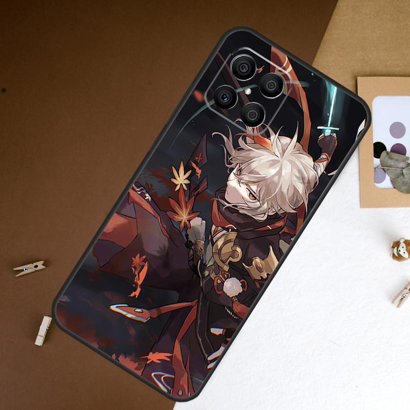 Genshin Impact Kaedehara Kazuha Case For Honor Magic 8 Pro 5 6 7 Lite X9a X9b X9c X9d X8b X8c Win 50 70 90 200 400 Pro Cover