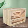 Wooden hamster box, transparent hamster breeding box, wooden hamster breeding box