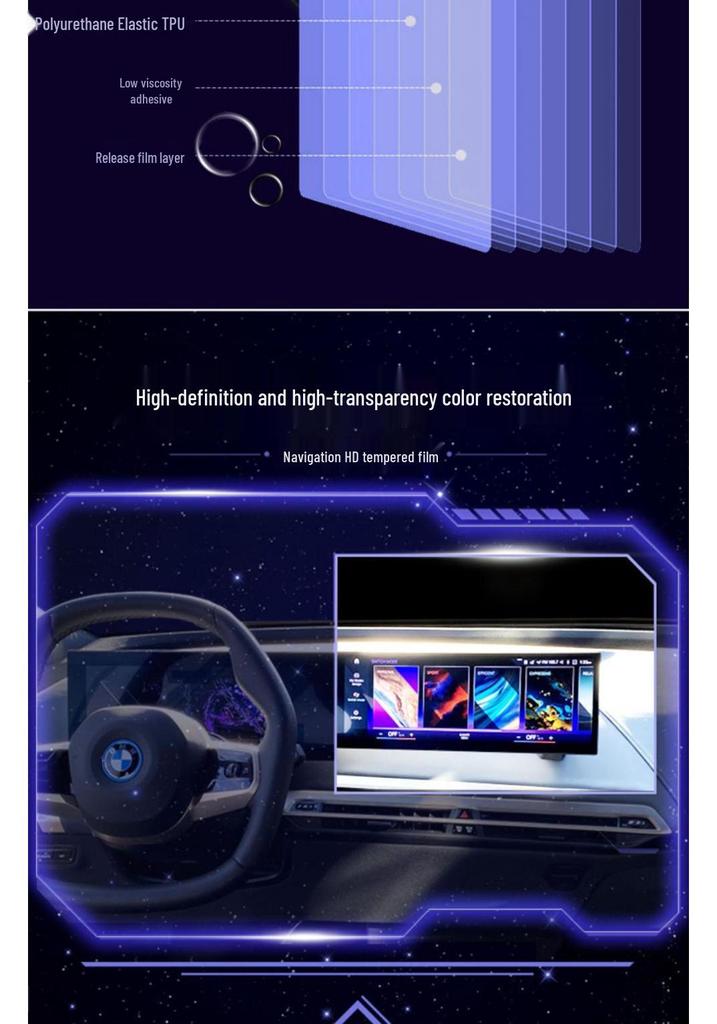 2024 Geely Boyue Folia Ochronna na Wyświetlacz LCD - TPU
