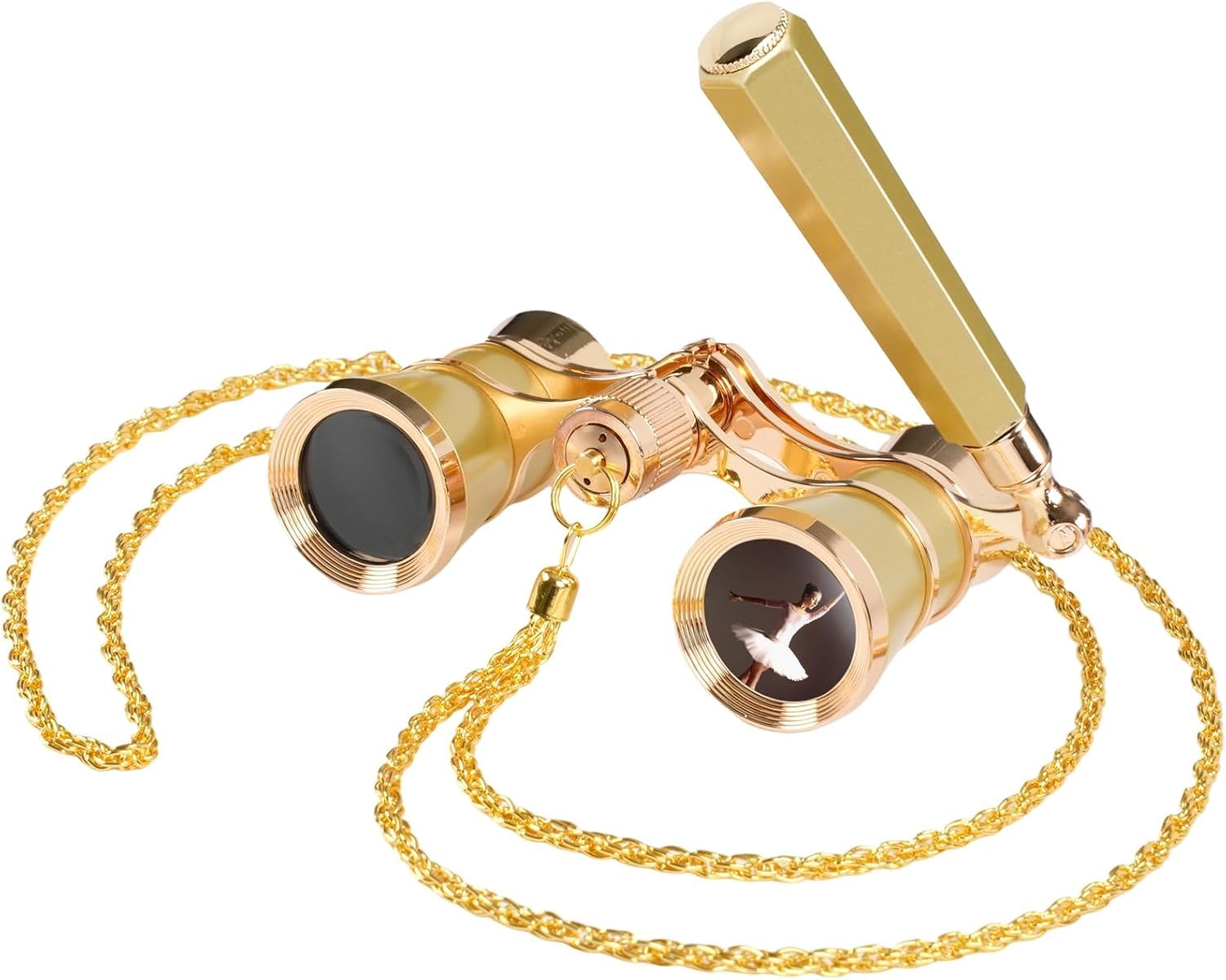 

BOSTRON Binoculars for Live 3X Adjustable Foldable with for Bird Art Wild Bird and Day Includes Japanese Instruction Manual and Drawstring Bag золотий