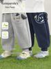 Kaka Panda Kids' Trendy Spring Sports Pants - Boys & Girls Casual Long Pants for Toddlers