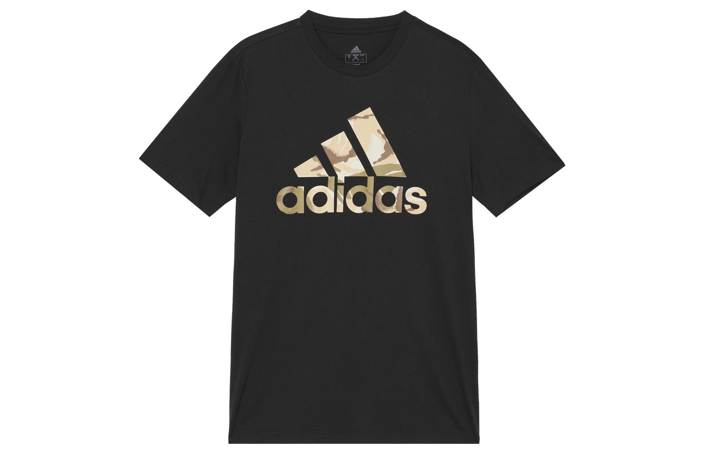 Adidas ESSENTIALS T Shirt Men s Black GK9636 XS