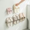 Portascarpe da bagno senza foratura Portaoggetti da bagno Portaoggetti per scarpe Portaoggetti da parete per WC Scolapiatti