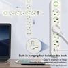 2500W EU Plug AC Outlet Multiprise Power Strip 2m Extension Cord Electrical Socket Network Filter With USB Ports Fast Charging