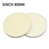 Professional Grade 80mm Wool Felt Buffing Pads Set of 2 for Refinishing