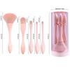 Portable 5-Piece Mini Makeup Brush Set: Powder, Blush, Eyeshadow