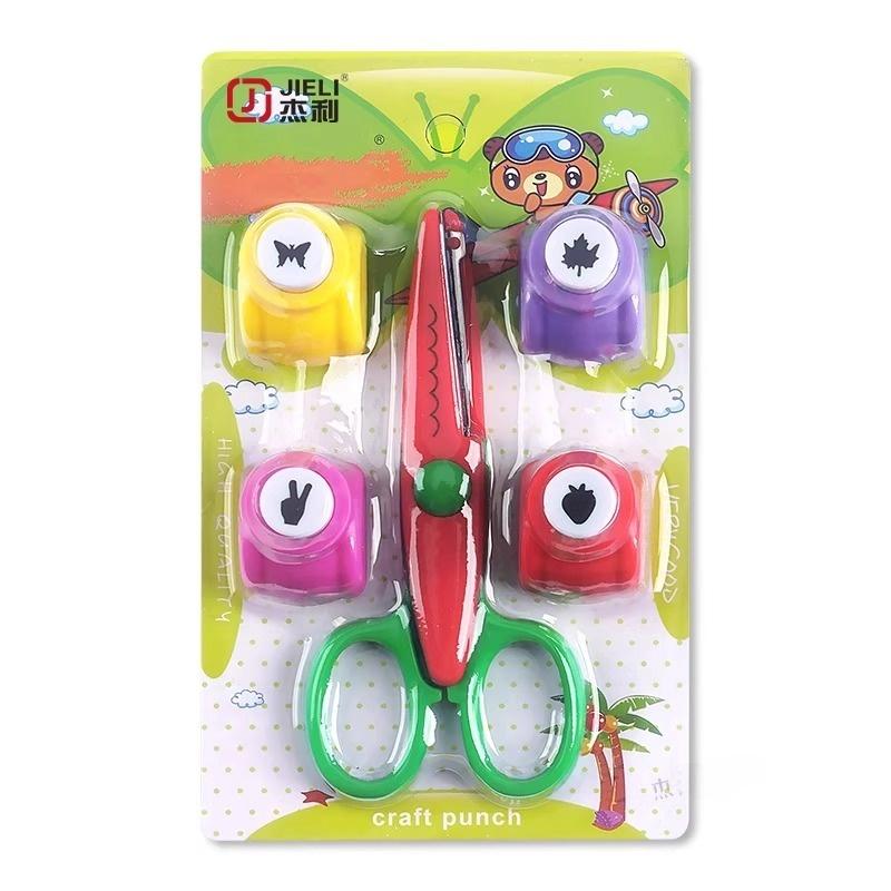 Children s Handcraft Wave Lace Scissors Kindergarten Paper Cutting Album Press Flower Embossing Tool Set Primary School Stude...