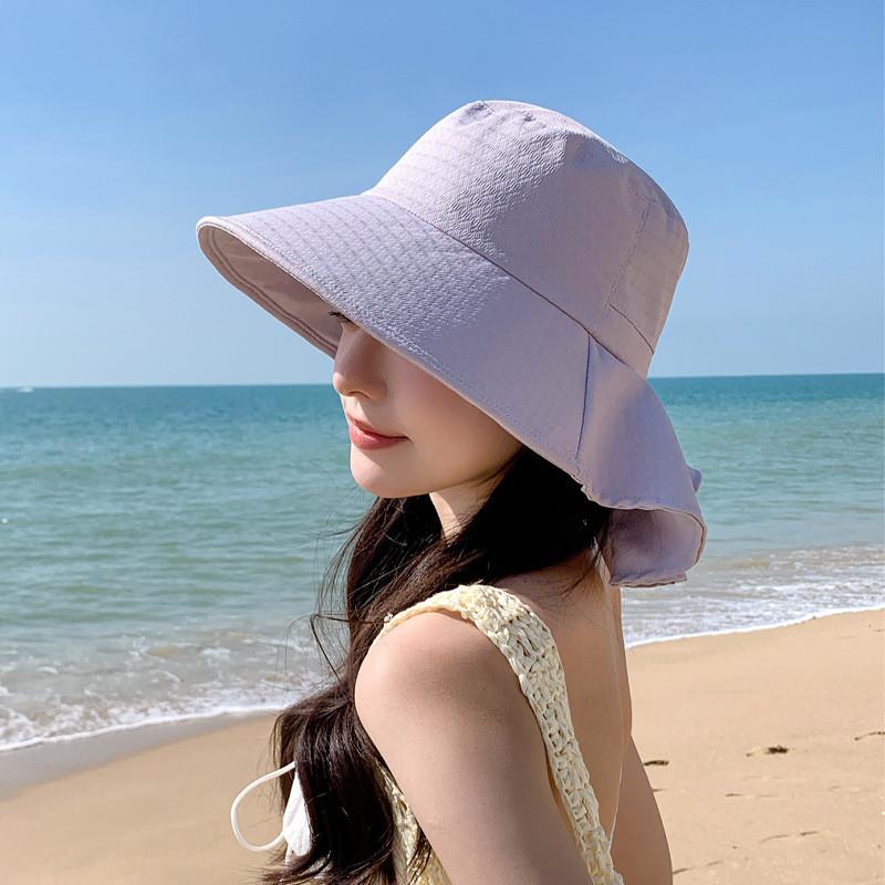 Womens Fashion Sun Hat With Flap For Neck Protection And Summer Outdoor Activities