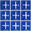 10pcs/Lot 2.4~15.8mm Plastic Cross 4-Ways Connectors Garden Irrigation Equal Dia 4-Ways Joint Aquarium Adapter Air Pump Hose Pagoda Joints