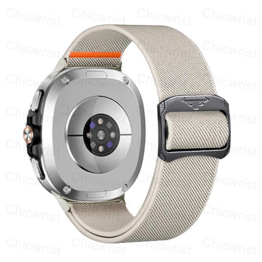 Nylon Band for Samsung Galaxy Watch 8 44mm 40mm 8 Ultra2 Adjustable Replacement Bracelet Strap for 8 Classic WatchAccessories