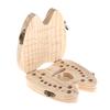 Baby Tooth Box Wooden Milk Teeth Organizer Storage Boys Girls Save Souvenir Case