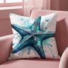 Sea Animal Turtle Coral Cushion Cover Multi-Scene Pillow Cover for Home & Car - Reversible, Soft & Durable for Daily Use