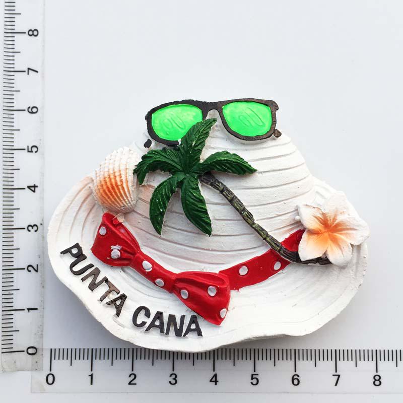 

Dominican Republic Travelling Fridge Stickers Creative Tourist Souvenirs Home Decoration Wedding Gifts Resin Fridge Magnets