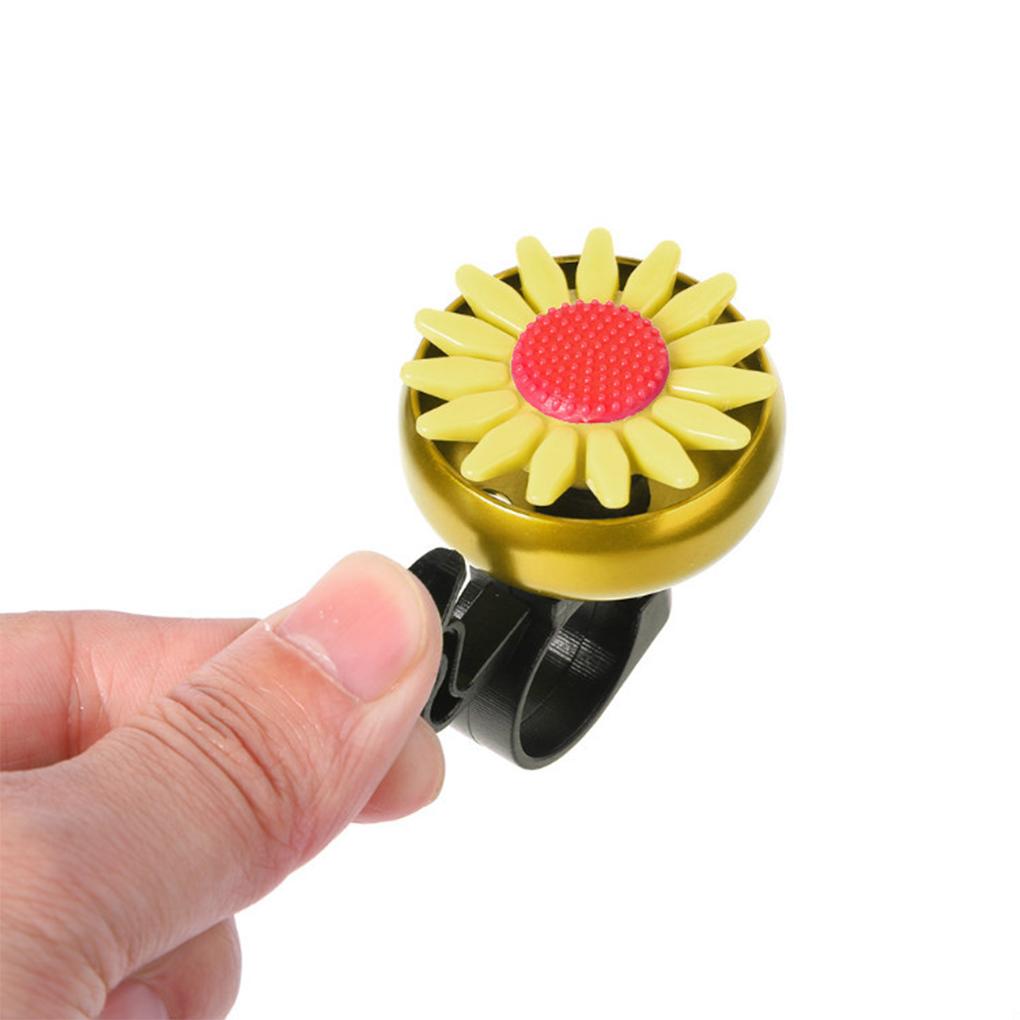 Multi-color Kids Bicycle Bell Daisy Flower Horns Bike Children Cycling Ring Alarm For Safety Cycling Handlebars Bike Accessory