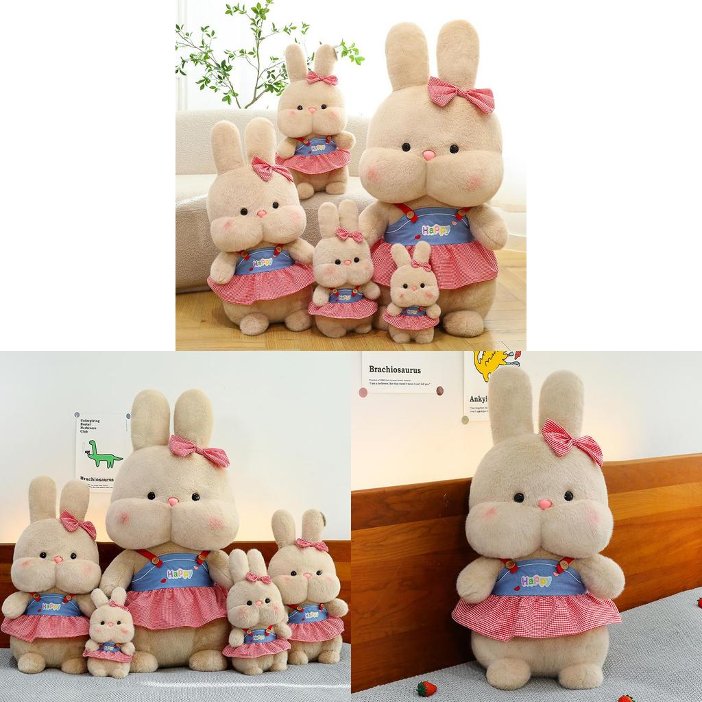 Süßes Hasen-Stofftier Für Kinder Kindergeschenk Cartoon-Stofftier Für Kindertag