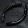 2pcs Car Accessories Carbon Fiber Non-Slip Steering Wheel Cover For Ford Focus Mondeo Kuga Fiesta MK7 Escort Explorer Edge 2 4 MK2 MK4