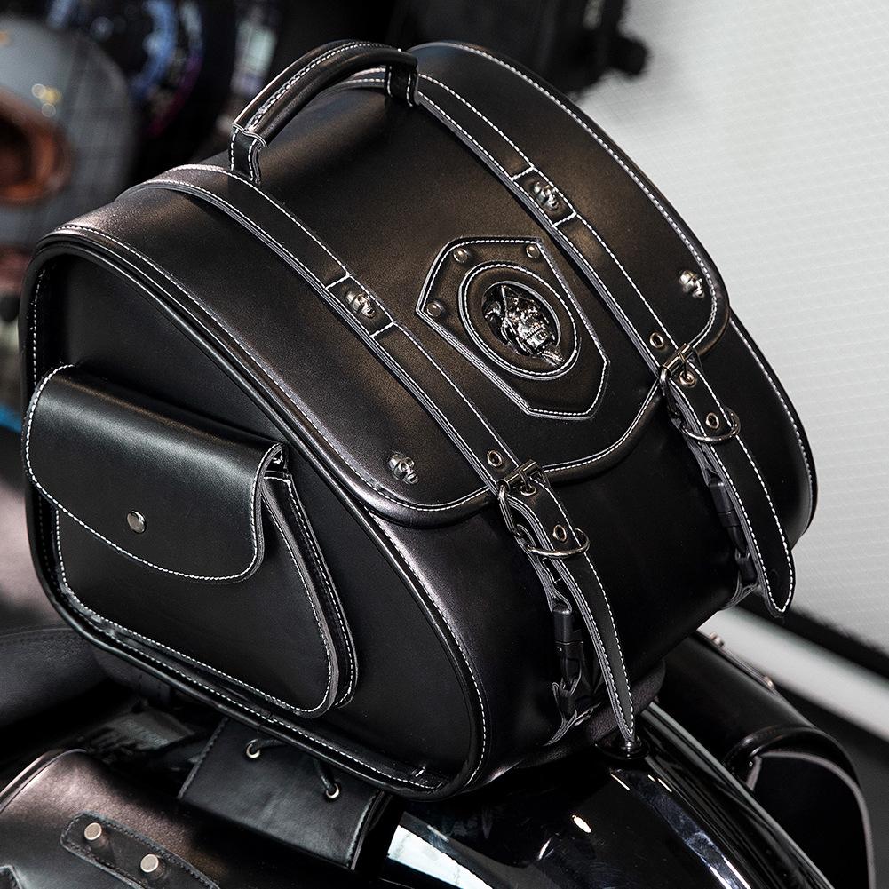 Retro Locomotive Trailer Harley Motorcycle Supplies Punk Outdoor Riding Device Modification Bag