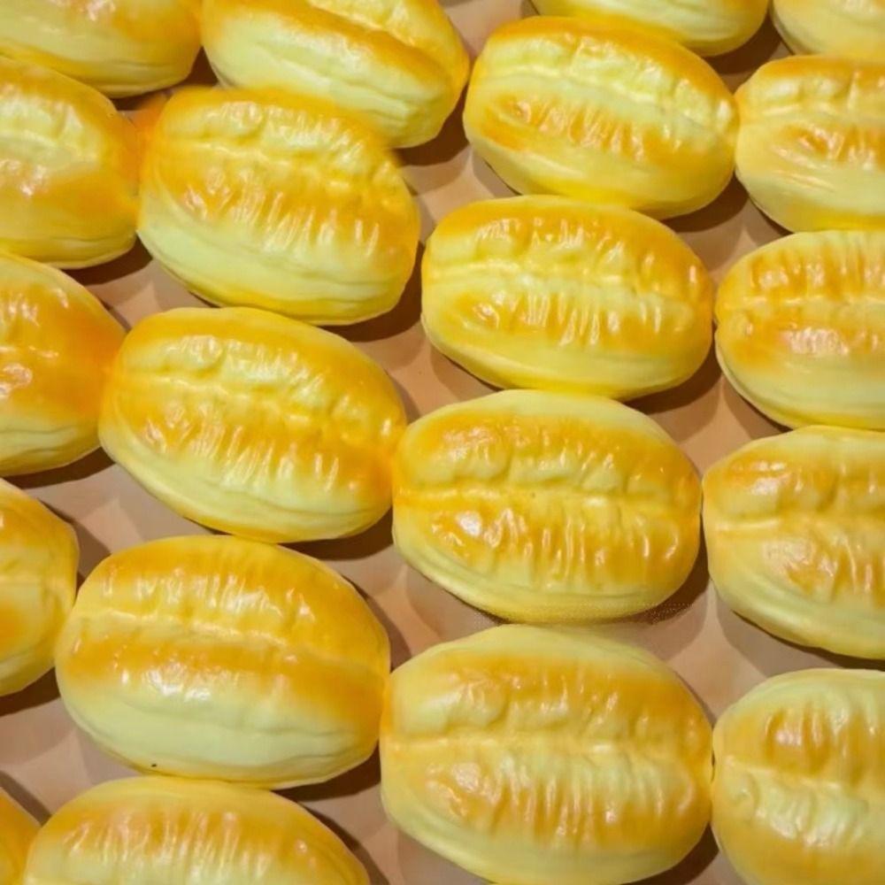 Slow Rising Sensory Fidget Ball Sticky Slow Rebound Toy Croissant Squishy Toy Office Workers