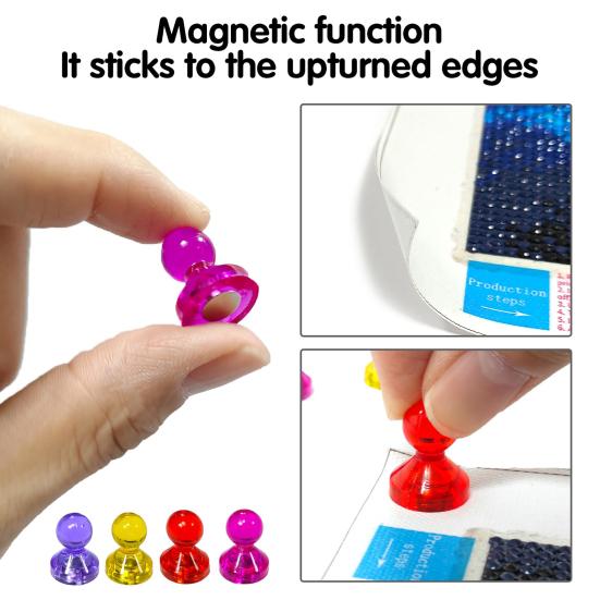 Trådlös Diamond Art-penna Elektrisk Diamond Art-penna med 4 utbytesspetsar Vakuum Diamantplaceringsverktyg för DIY Diamond Art-projekt