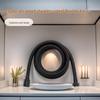Reinforced Black Stainless Steel Shower Hose with Four-Point Buckle